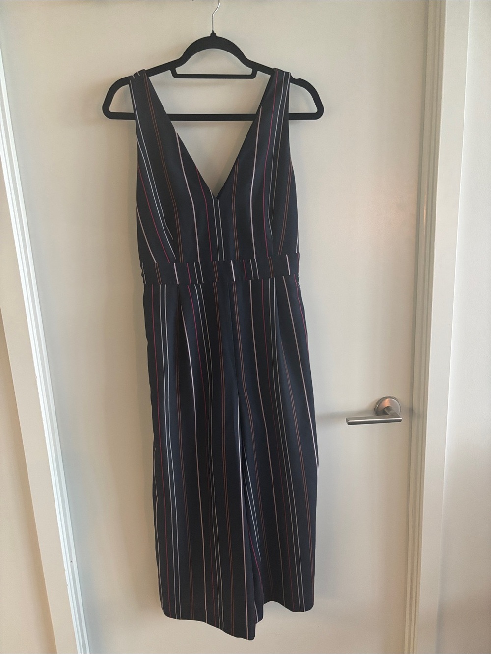 V-Neck, Wide Leg Jumpsuit